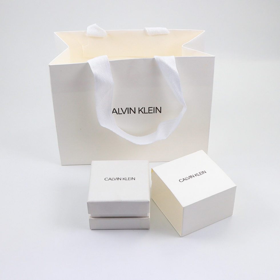 CK 高档项链盒耳环盒手镯盒 logo首饰盒包装盒袋代发