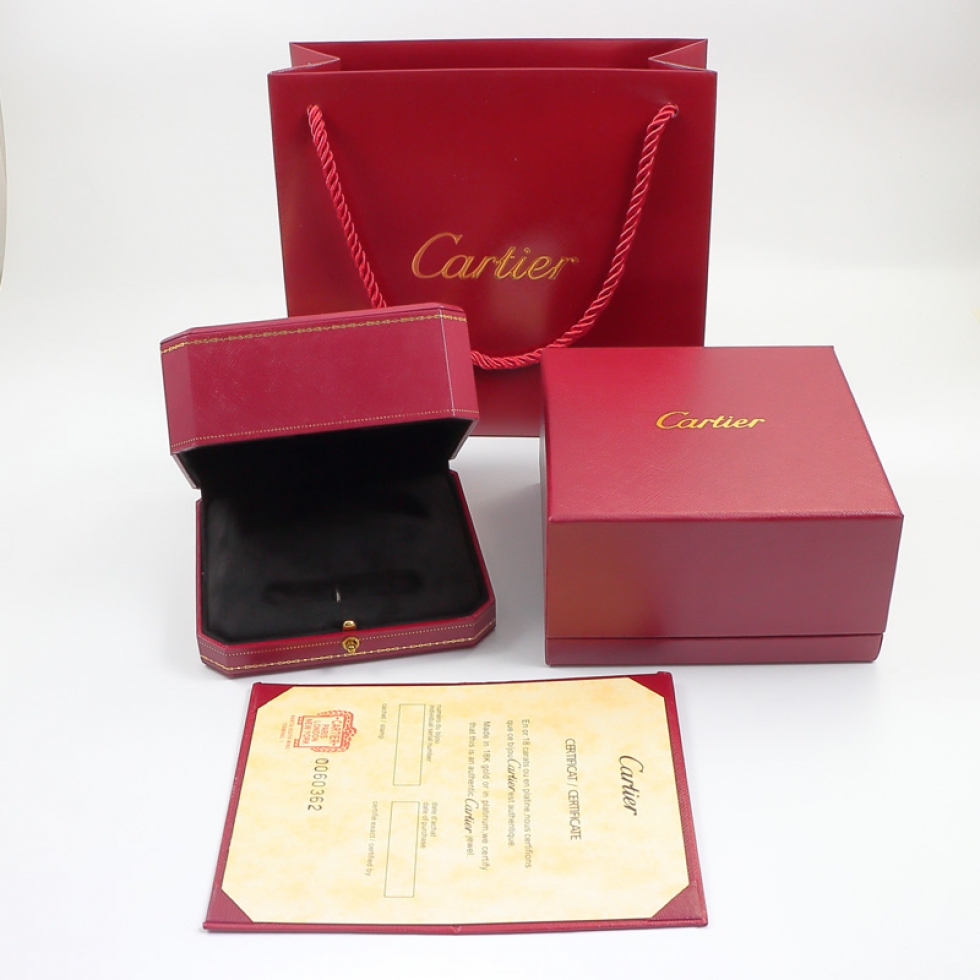 卡地亚 高档项链盒耳环盒手镯盒 logo首饰盒包装盒袋代发