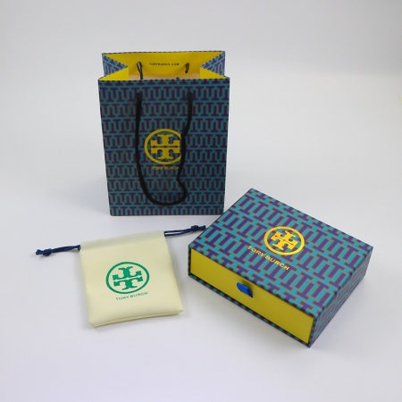 汤丽柏琦 高档项链盒耳环盒手镯盒 logo首饰盒包