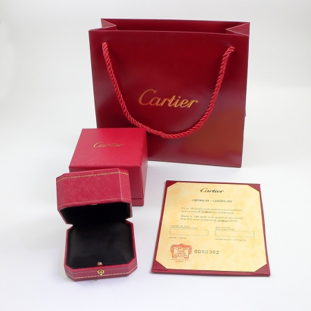 卡地亚 高档项链盒耳环盒手镯盒 logo首饰盒包装盒袋代发